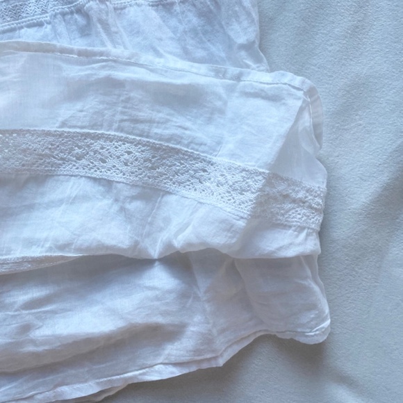 White ruffle tiered mini beachy dress - Picture 10 of 10